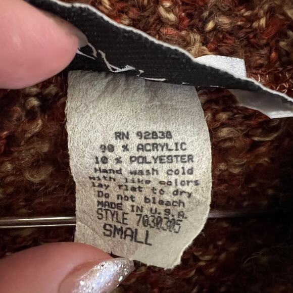 Vintage Gantos Knit Cardigan Sweater USA Made Size S - Picture 5 of 9